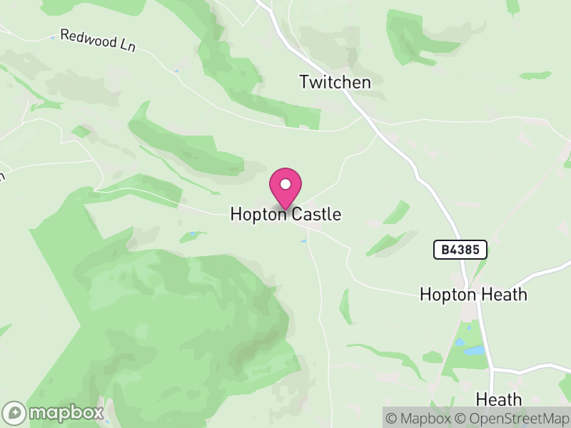 Map of Hopton Castle, England