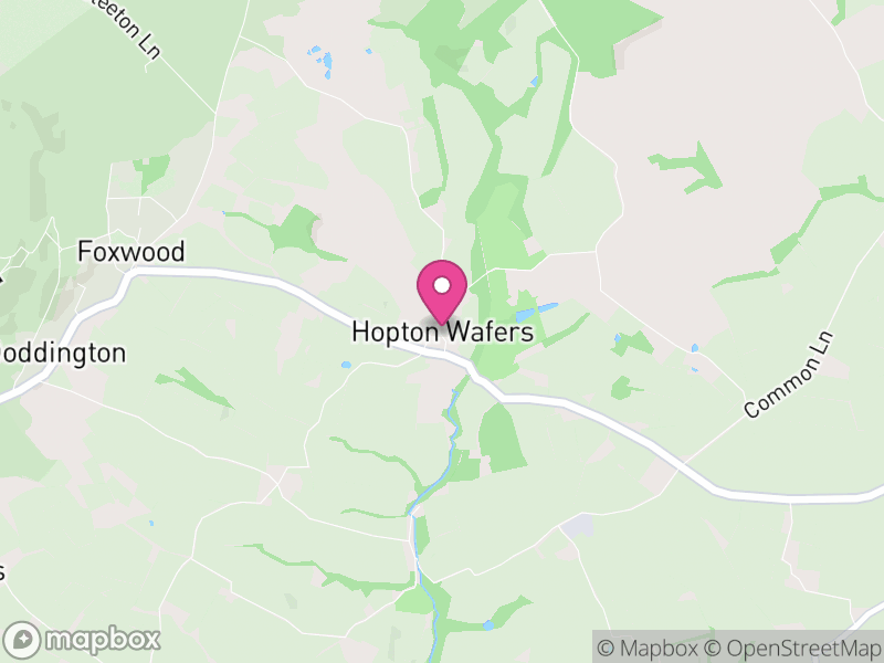 Map of Hopton Wafers, England