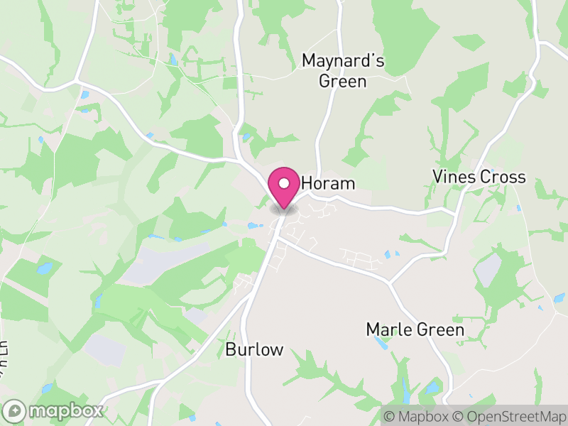 Map of Horam, Wealden