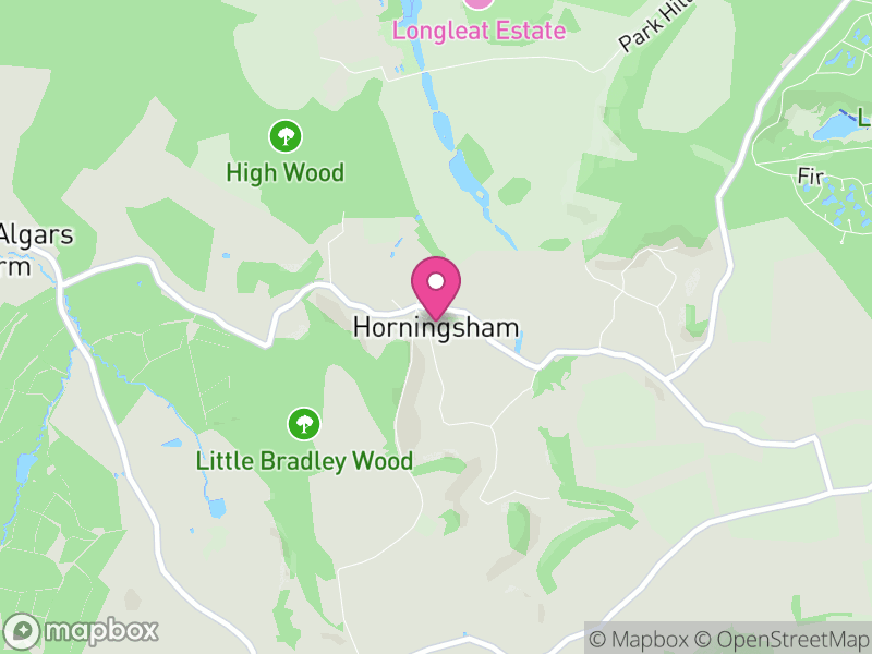Map of Horningsham, Wiltshire