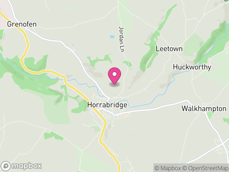 Map of Horrabridge, West Devon