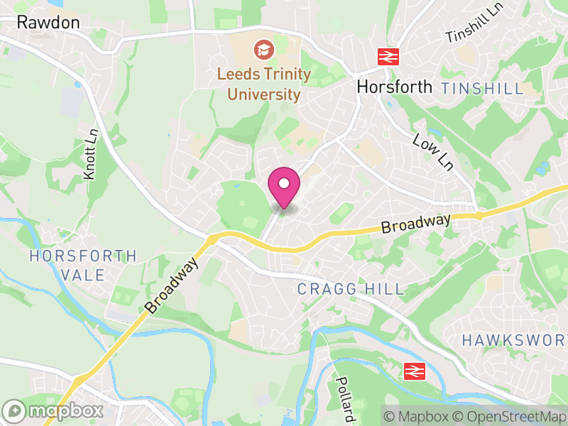 Map of Horsforth, Leeds