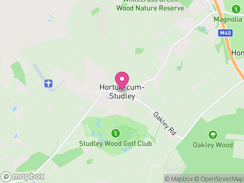 Map of Horton-cum-Studley, Cherwell