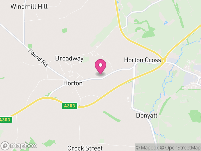 Map of Horton, Somerset
