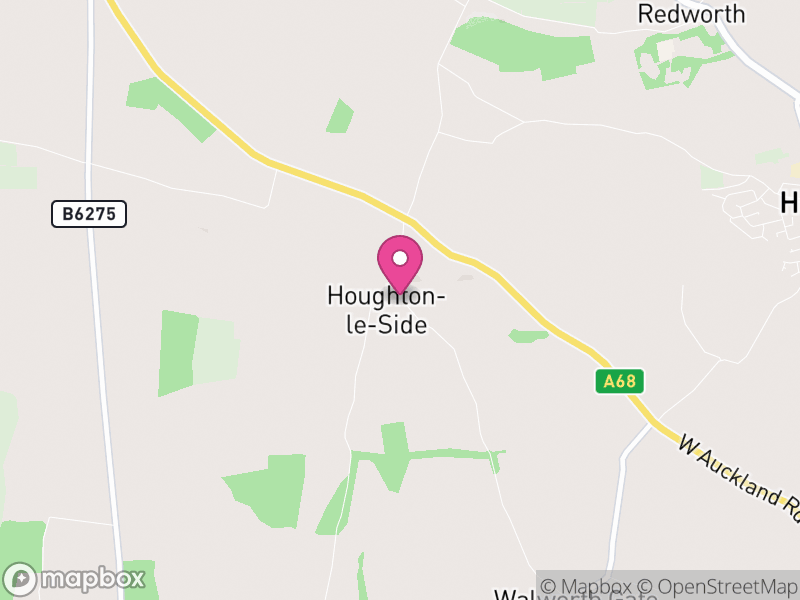 Map of Houghton Le Side, Darlington