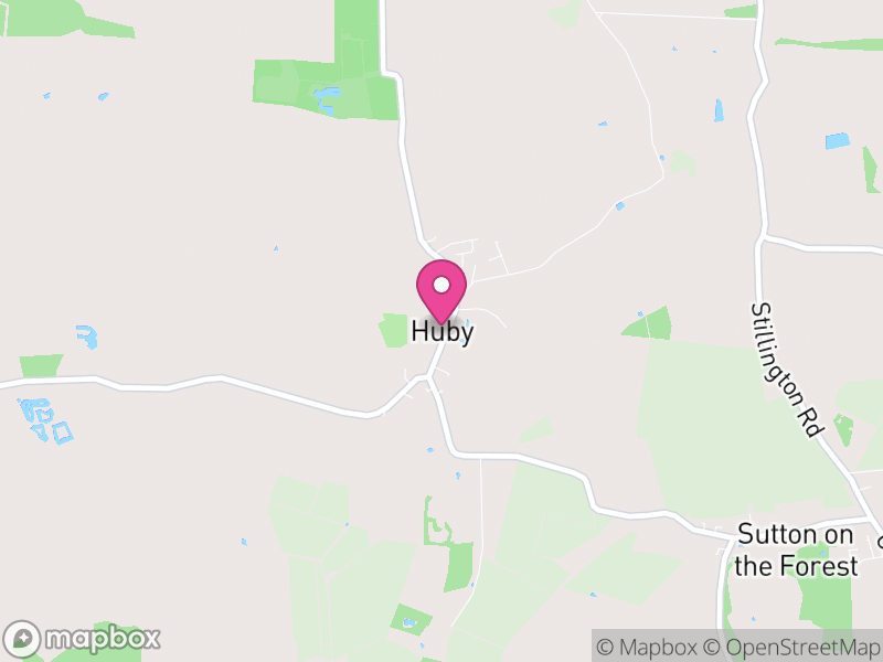 Map of Huby, North Yorkshire