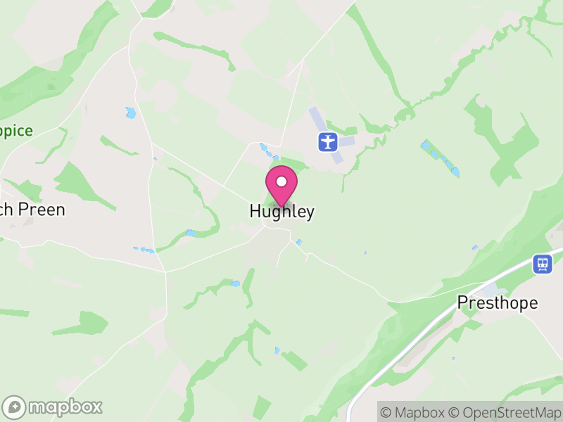 Map of Hughley, England