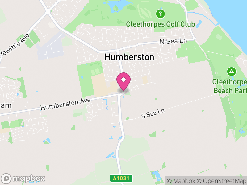 Map of Humberston, North East Lincolnshire