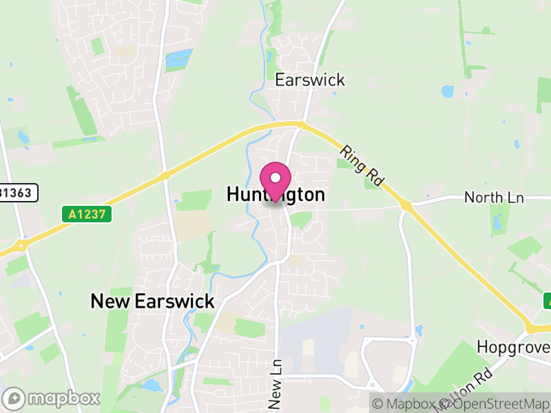 Map of Huntington, York