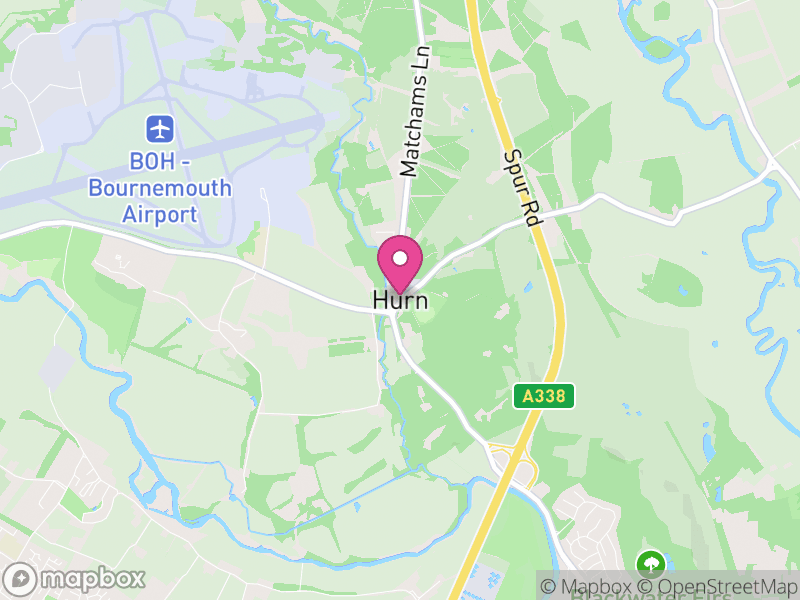 Map of Hurn, Bournemouth