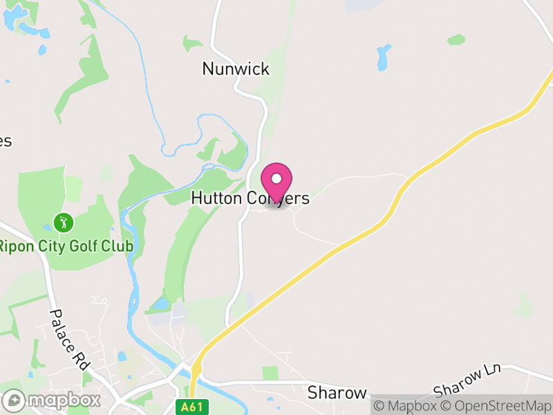 Map of Hutton Conyers, North Yorkshire