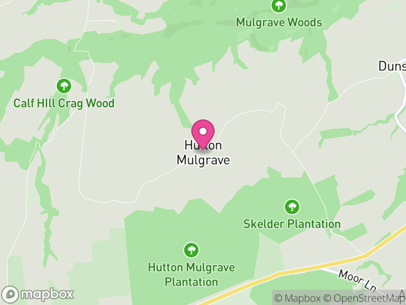 Map of Hutton Mulgrave, North Yorkshire
