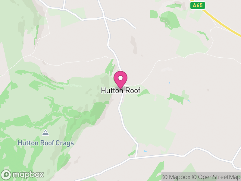 Map of Hutton Roof, Westmorland and Furness