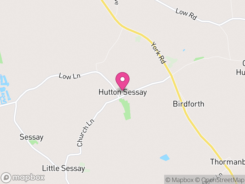 Map of Hutton-Sessay, North Yorkshire