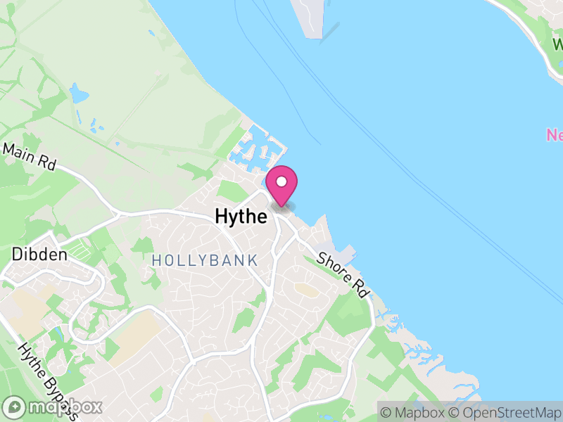 Map of Hythe and Dibden, New Forest