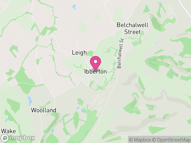 Map of Ibberton, Dorset