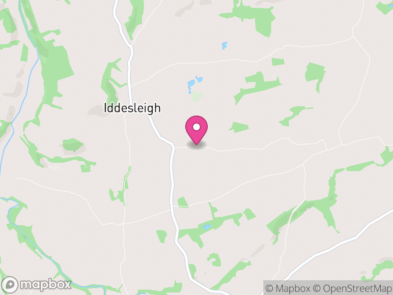 Map of Iddesleigh, West Devon