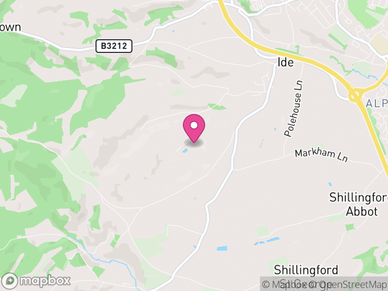 Map of Ide, Teignbridge