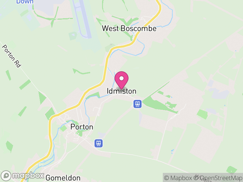 Map of Idmiston, Wiltshire