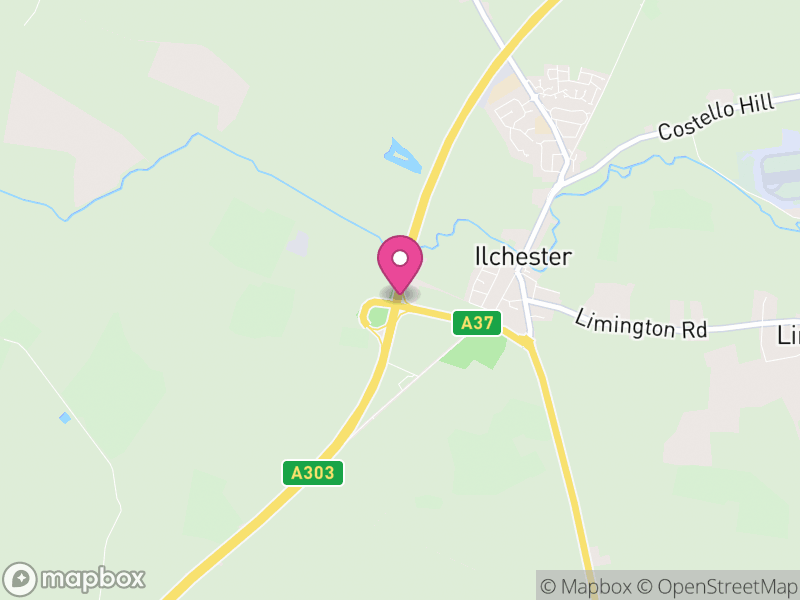 Map of Ilchester, Somerset