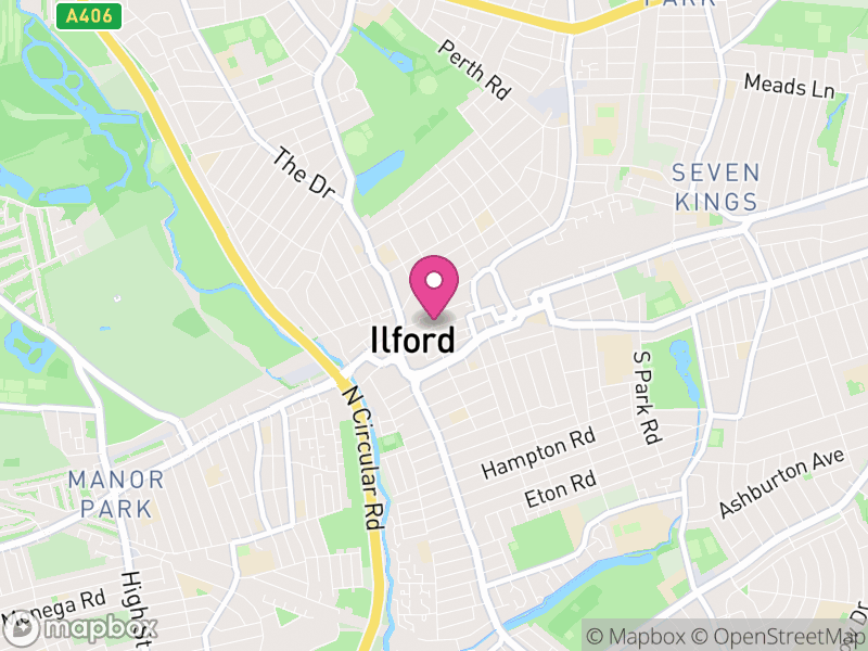 Map of Ilford