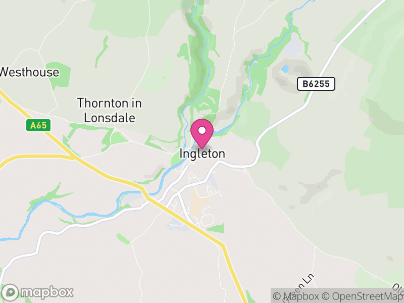 Map of Ingleton, North Yorkshire
