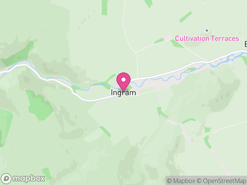 Map of Ingram, Northumberland