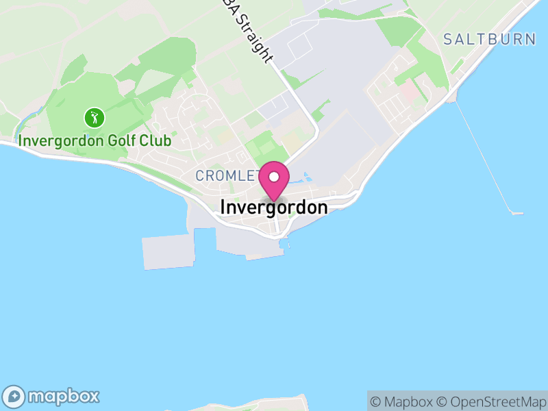 Map of Invergordon