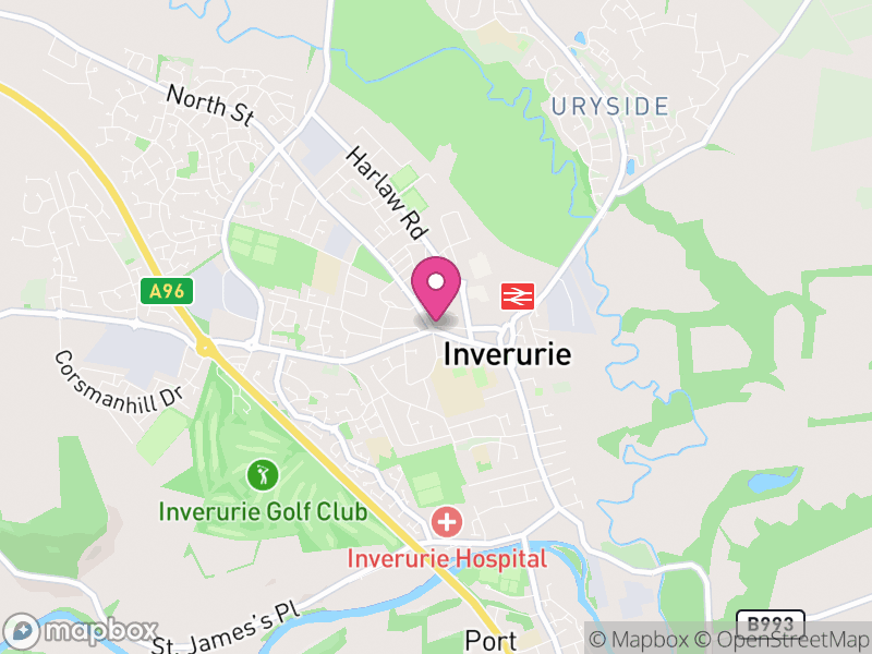 Map of Inverurie