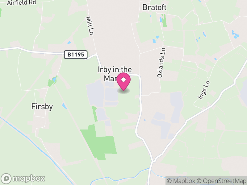 Map of Irby in the Marsh, East Lindsey