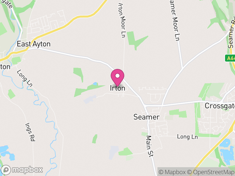 Map of Irton, North Yorkshire
