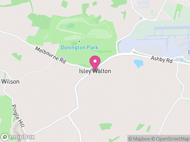 Map of Isley cum Langley, North West Leicestershire