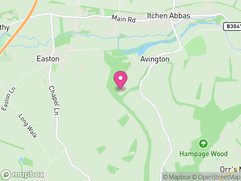 Map of Itchen Valley, Winchester