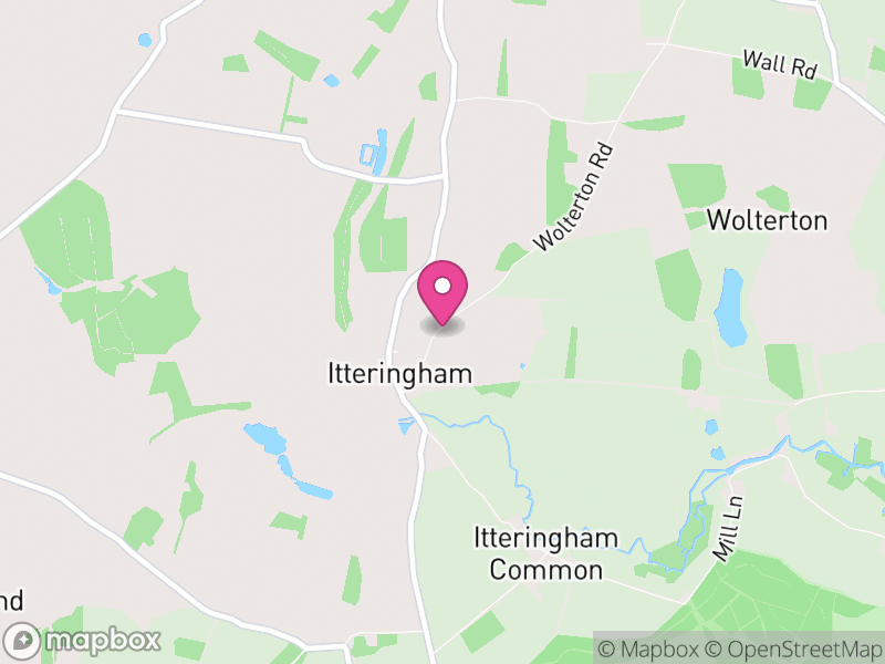 Map of Itteringham, North Norfolk