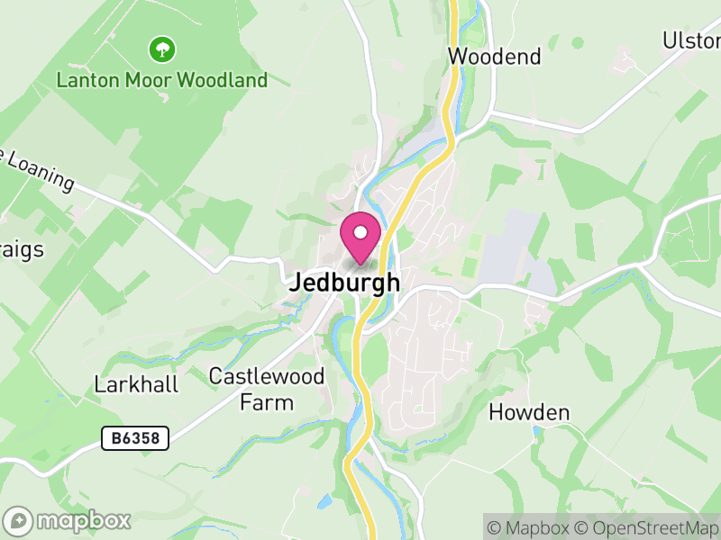 Map of Jedburgh