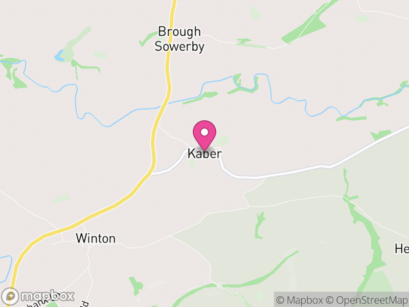 Map of Kaber, Westmorland and Furness