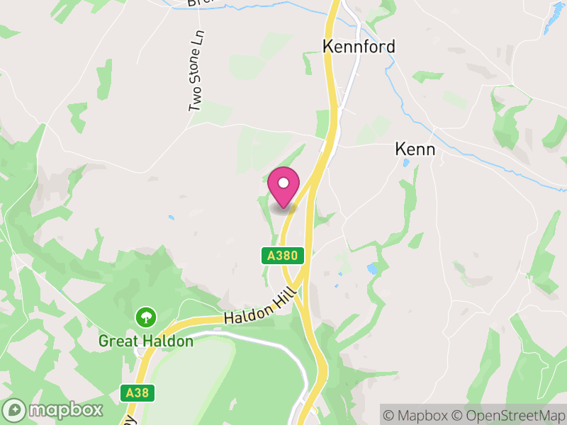 Map of Kenn, Teignbridge, Devon, England