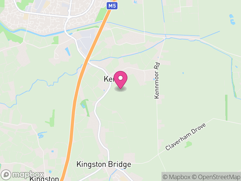 Map of Kenn, North Somerset