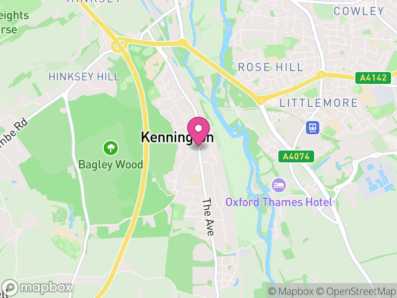 Map of Kennington, Vale of White Horse