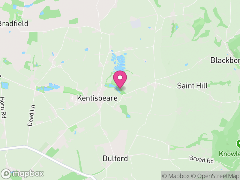 Map of Kentisbeare, Mid Devon