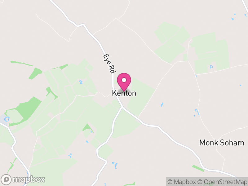 Map of Kenton, Mid Suffolk