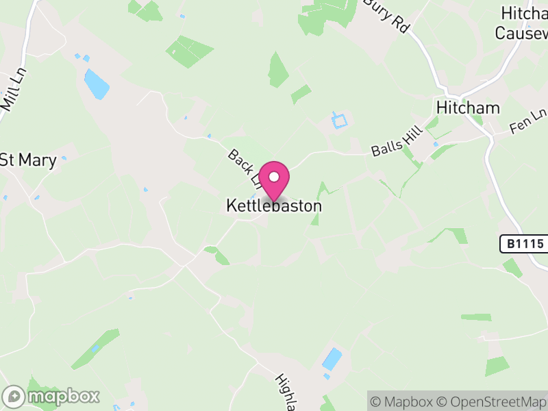 Map of Kettlebaston, Babergh