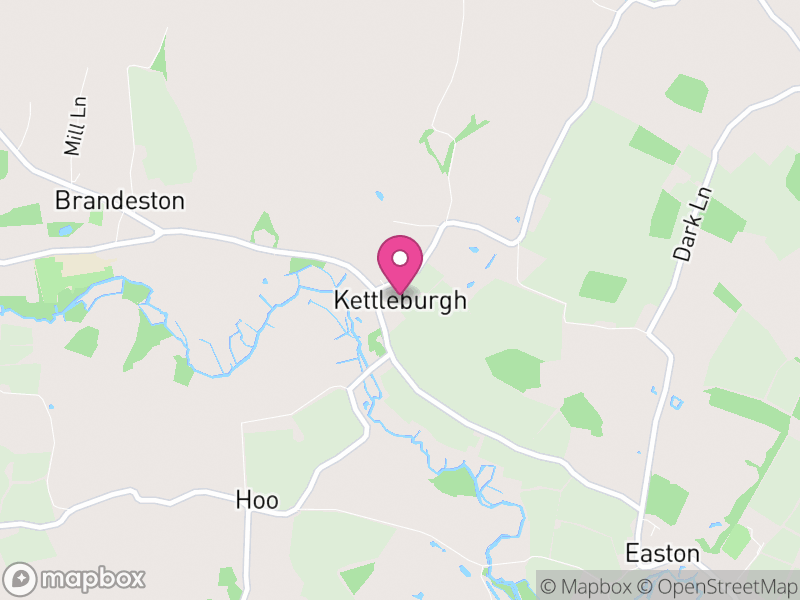 Map of Kettleburgh, East Suffolk