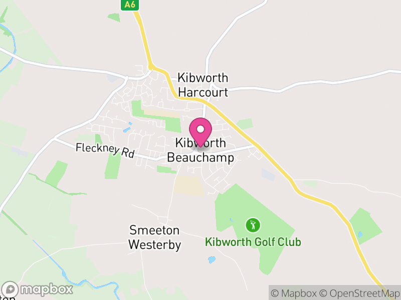 Map of Kibworth Beauchamp, Harborough