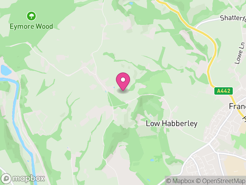 Map of Kidderminster Foreign, Wyre Forest