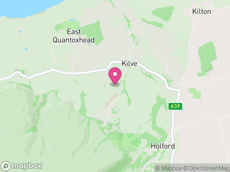 Map of Kilve, Somerset