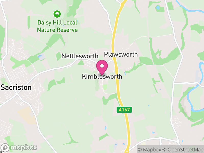 Map of Kimblesworth and Plawsworth, County Durham