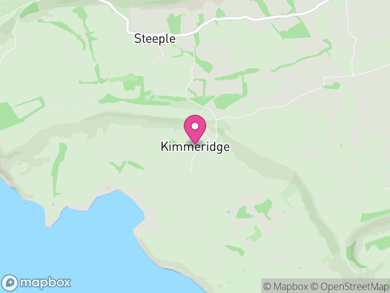 Map of Kimmeridge, Dorset