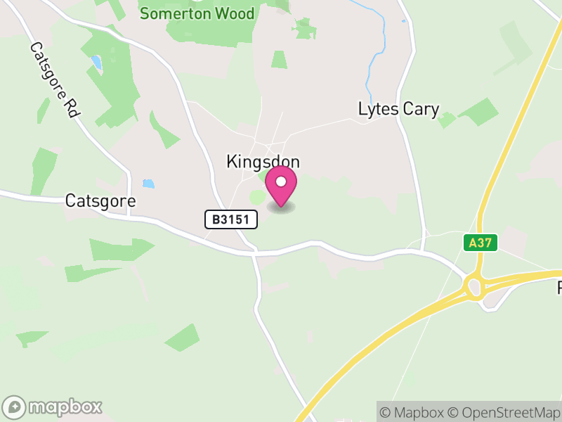 Map of Kingsdon, Somerset