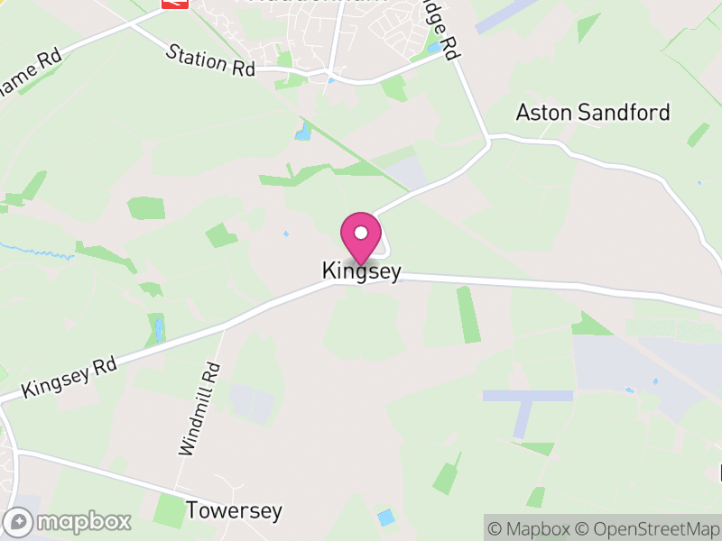 Map of Kingsey, Buckinghamshire